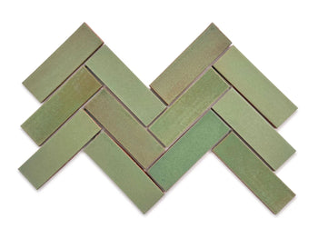 2"x6" Sheeted Herringbone Pattern - 123R Patina