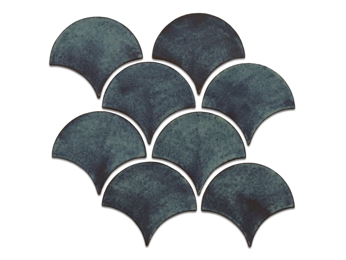 Large Moroccan Fish Scales - 95 Iron Smoke