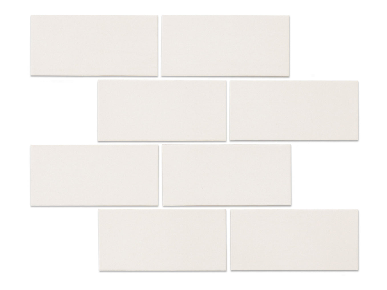 3"x6" Subway Tile - 9 Ivory