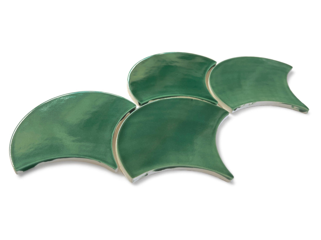 Large Moroccan Fish Scales Moss Green