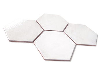Large Hexagon - 130 White