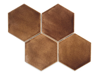 Hazelnut Large Hexagons - 37 sq ft available