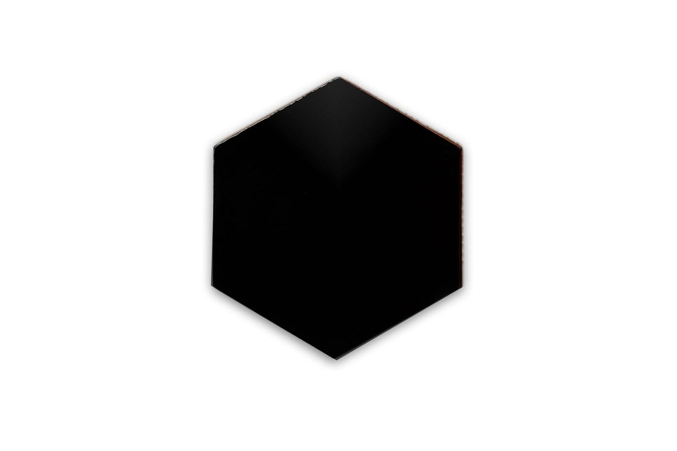 Large Hexagon - Black