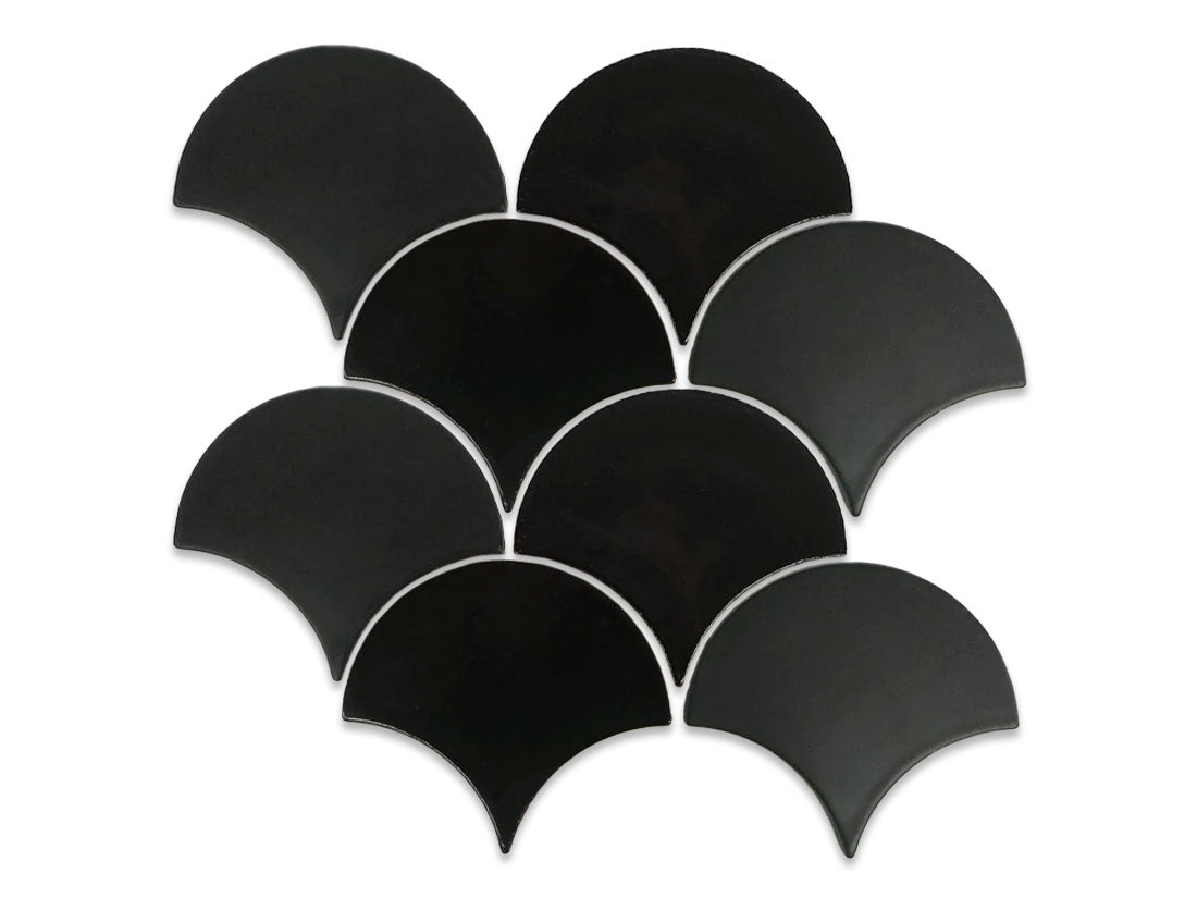 Large Moroccan Fish Scales - Onyx blend