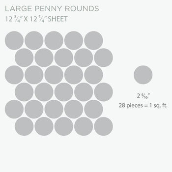 Unlisted - Large Penny Rounds - 61 Navy