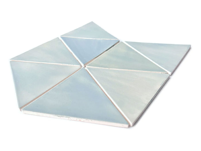 Large Triangle Tiles - Triangle Pattern Tiles | Mercury Mosaics