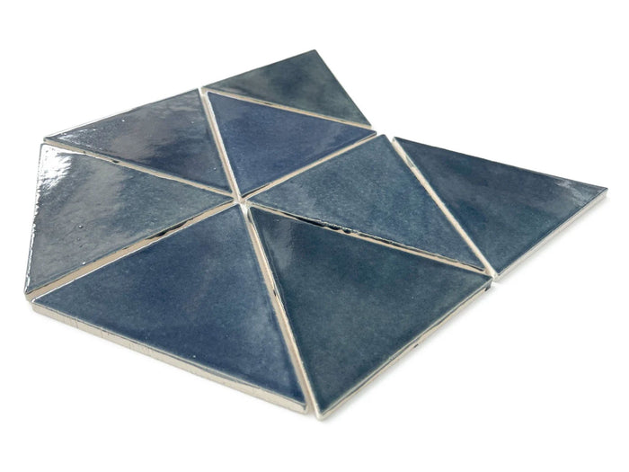 Large Triangle Tiles - Triangle Pattern Tiles | Mercury Mosaics