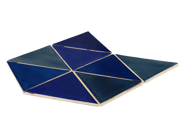Large Triangle Tiles - Triangle Pattern Tiles | Mercury Mosaics