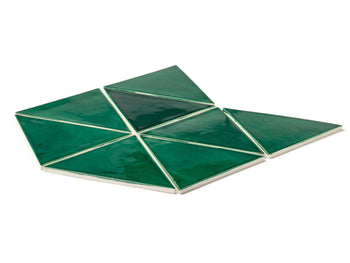 Large Triangles - 75 Emerald