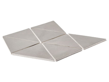 Large Triangles - 815W Light Grey