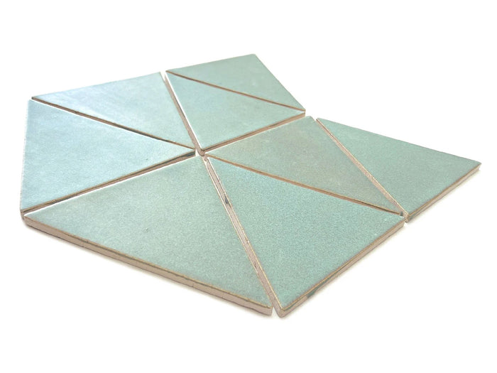 Large Triangle Tiles - Triangle Pattern Tiles | Mercury Mosaics