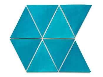 Large Triangles - 1015E Caribbean Blue