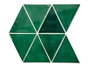 Large Triangles - 75 Emerald