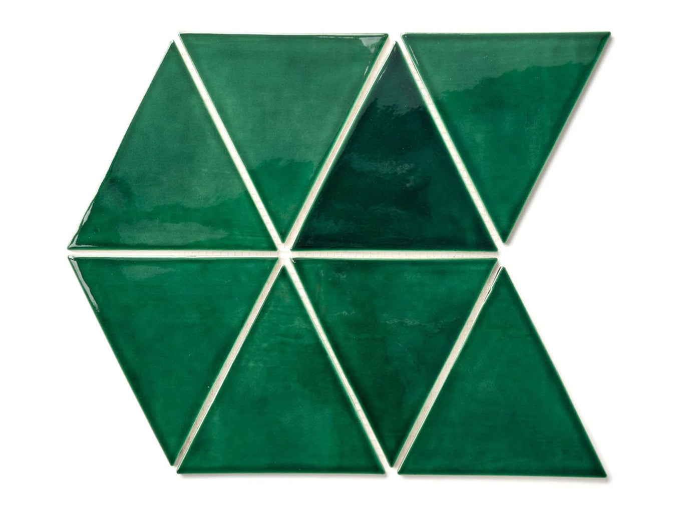 Large Triangles - 75 Emerald
