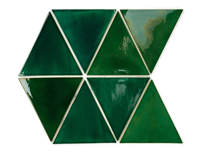 Large Triangle Tiles - Triangle Pattern Tiles | Mercury Mosaics