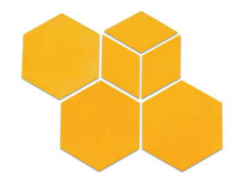 Geo-Hex Pattern - 51 Marigold