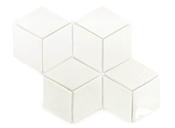 Medium Diamonds - 11 Deco White