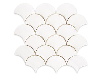 Medium Moroccan Fish Scales - 301 Marshmallow