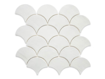 Medium Moroccan Fish Scales - 77E Grey