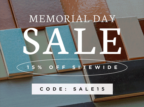 Memorial Day Sale May 18th - 29th