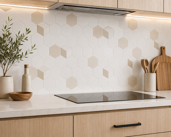 Birchwood Blend Geo-Hex Pattern - 20 sq ft available