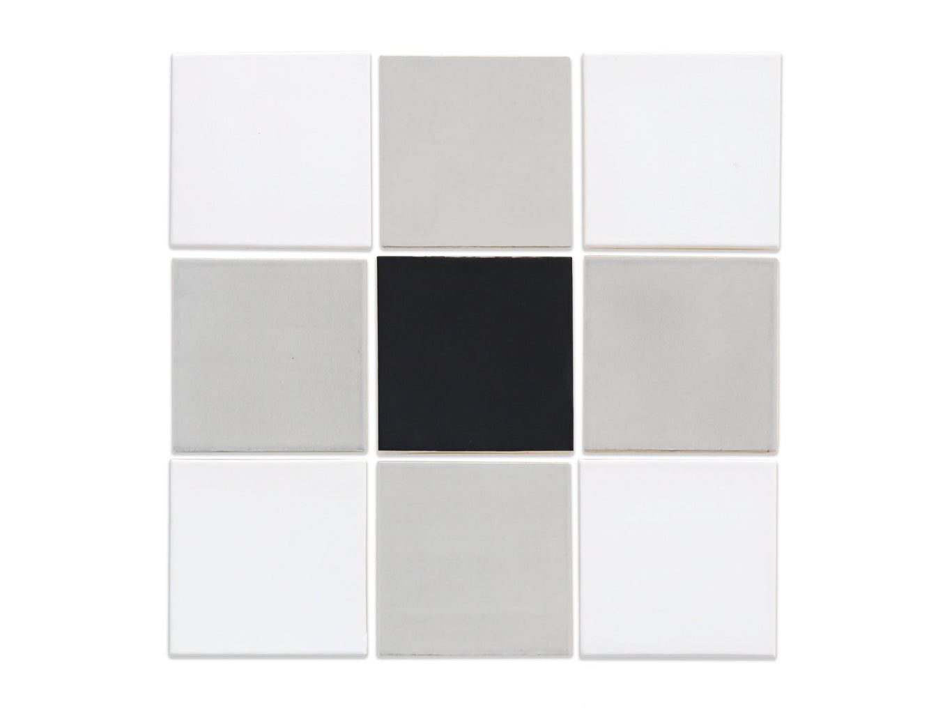 4"x4" Sheeted Subway Tile Pattern - Moonflower Plaid Blend