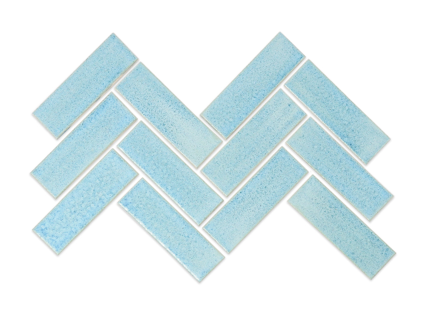 2"x6" Sheeted Herringbone Pattern - 433 Moonstone
