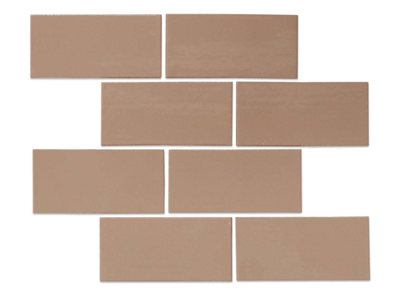 3"x6" Subway Tile - 6 Mushroom