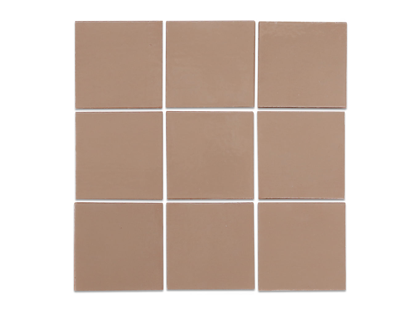 4"x4" Subway Tile - 6 Mushroom