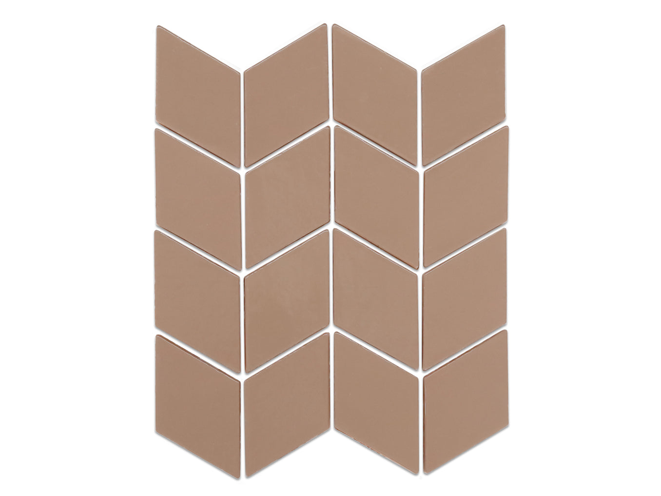 Medium Chevron Diamonds - 6 Mushroom