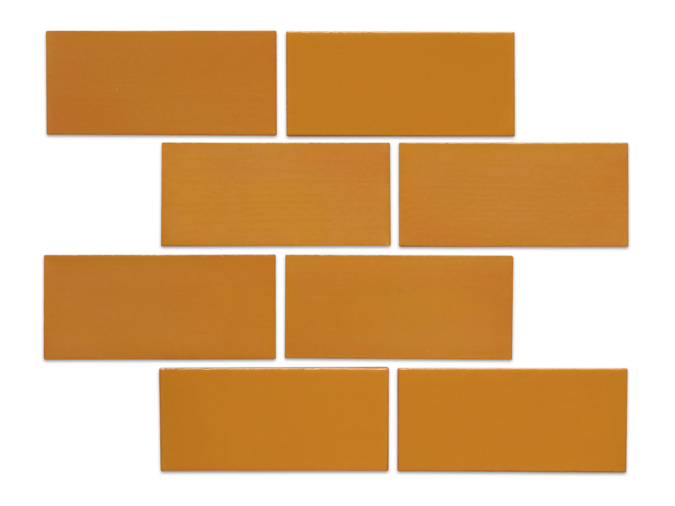 3"x6" Subway Tile - 5 Ochre