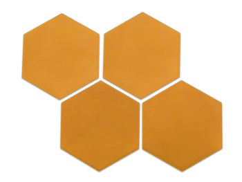 Geo-Hex Pattern - 5 Ochre