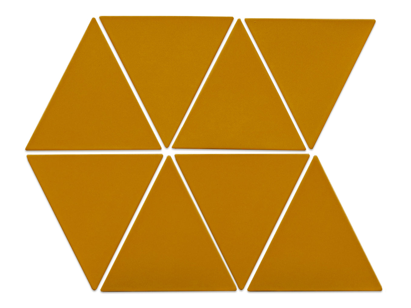 Large Triangles - 5 Ochre
