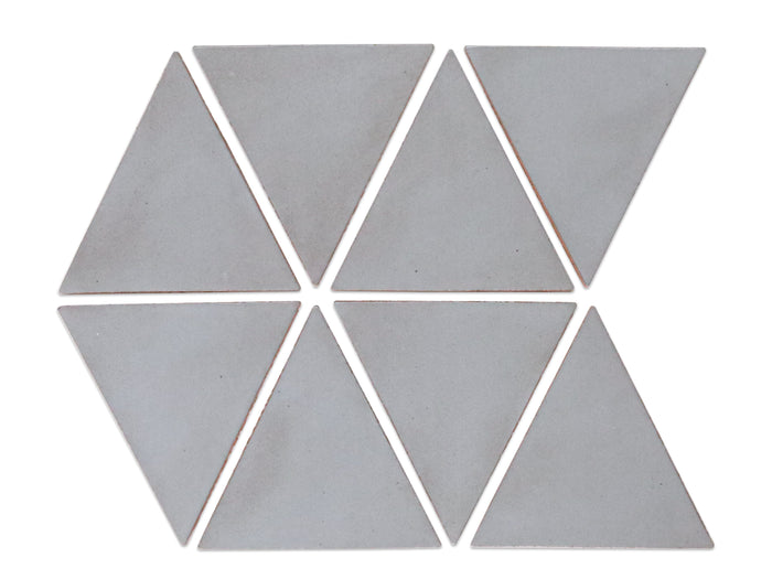 Large Triangle Tiles - Triangle Pattern Tiles | Mercury Mosaics