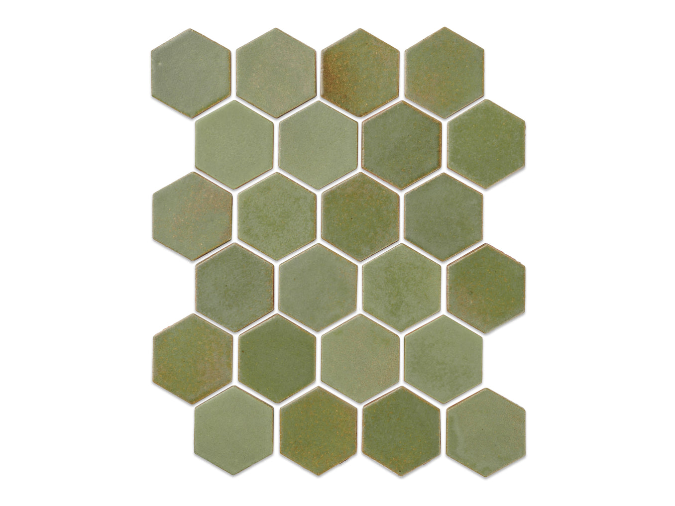 Small Hexagon - 123R Patina