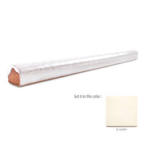 pencil liner tile 9 Ivory