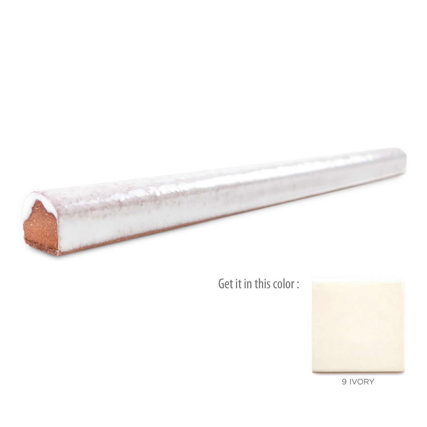 pencil liner tile 9 Ivory