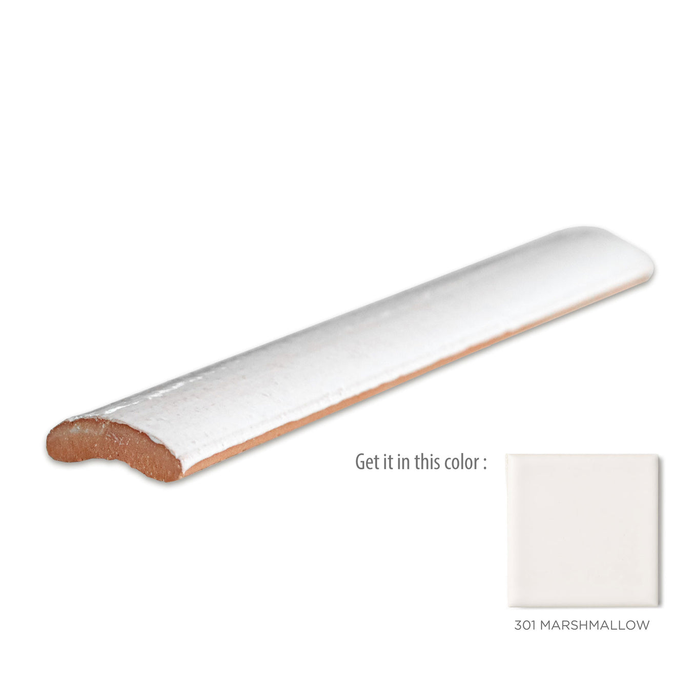 Quarter Round - 301 Marshmallow