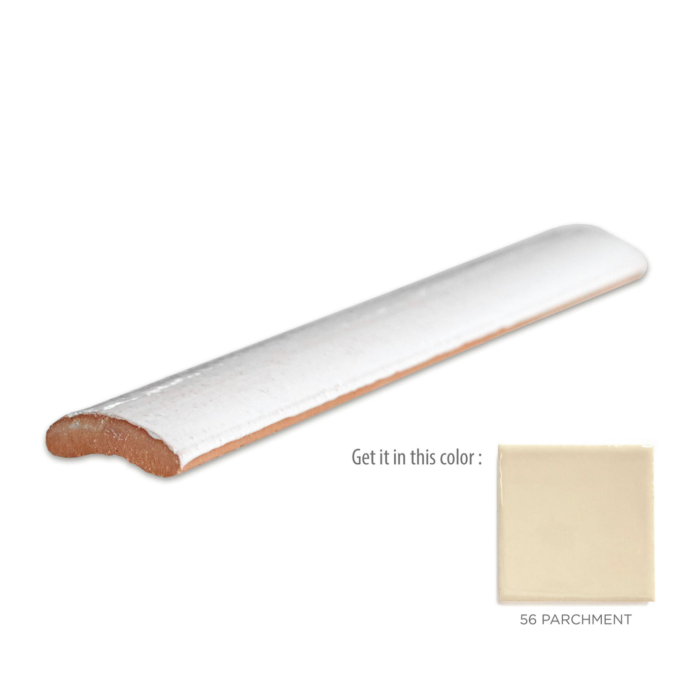 Quarter Round - 56 Parchment