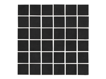 2"x2" Stacked Pattern - 366 Satin Black