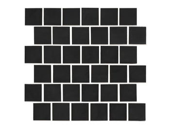 2"x2" Staggered Pattern - 366 Satin Black