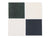 Vanilla Bean + Cypress + Satin Black Checkerboard Blend / Tile