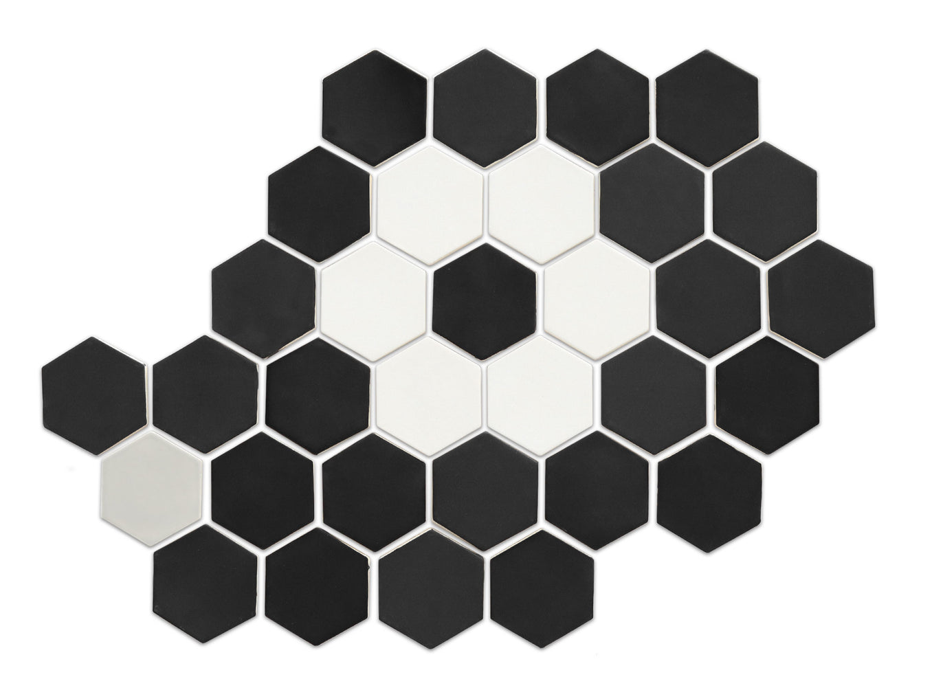 Hexagon Flower Pattern - Moonflower Blend