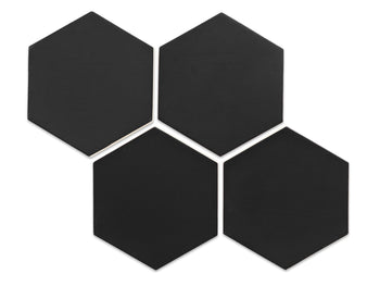 Geo-Hex Pattern - 366 Satin Black
