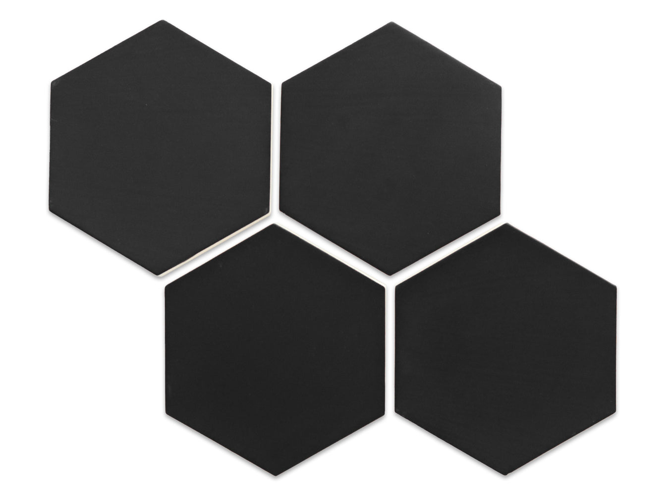 Large Hexagon - 366 Satin Black