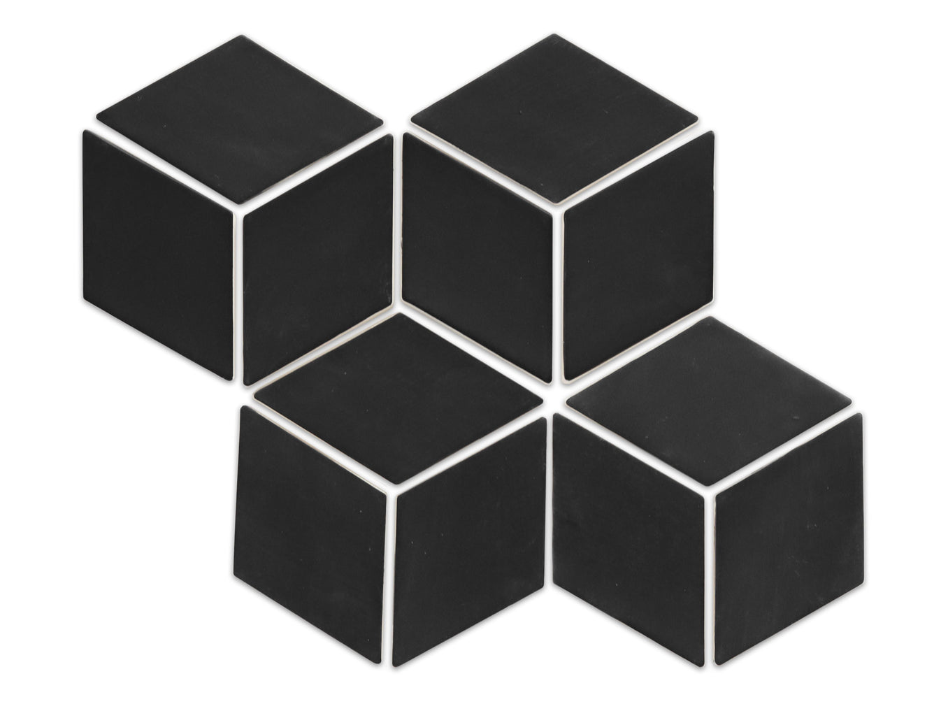 Medium Cube Diamonds - 366 Satin Black