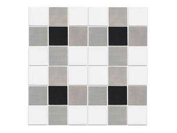 2"x2" Sheeted Tile Pattern - Moonflower Plaid Blend