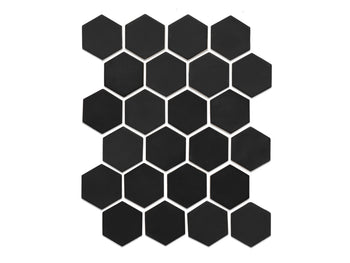 Small Hexagon - 366 Satin Black