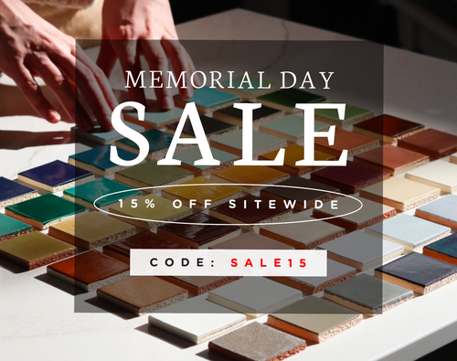 Memorial Day Sale May 18th - 29th