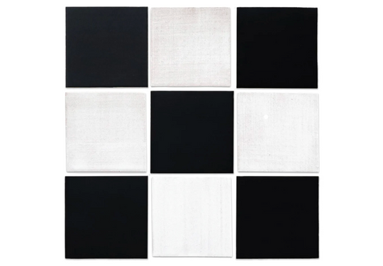 Checkerboard pattern<br>White & Black